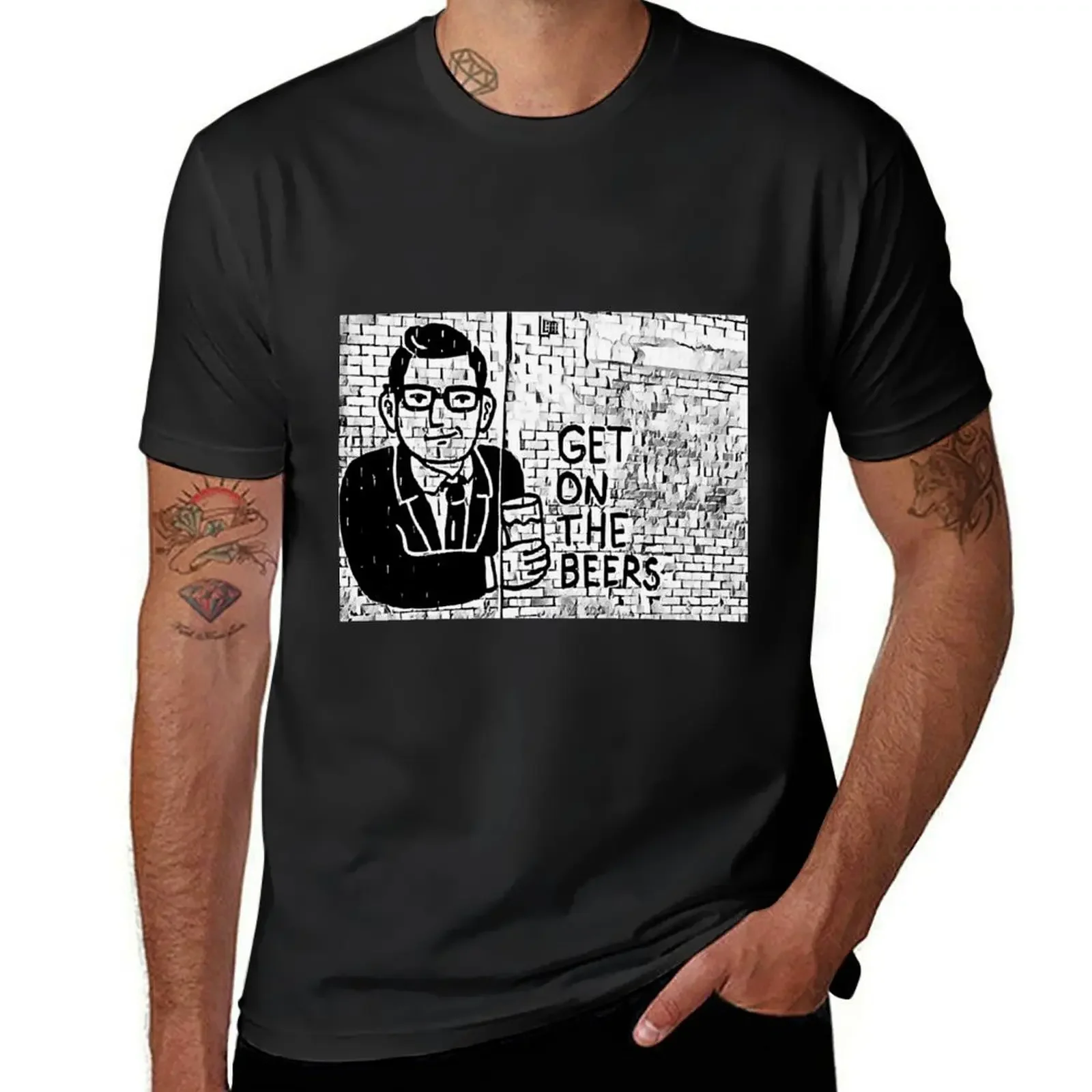 Get on the Beers with Dan Andrews T-Shirt basketball graphic tees tee shirts for men