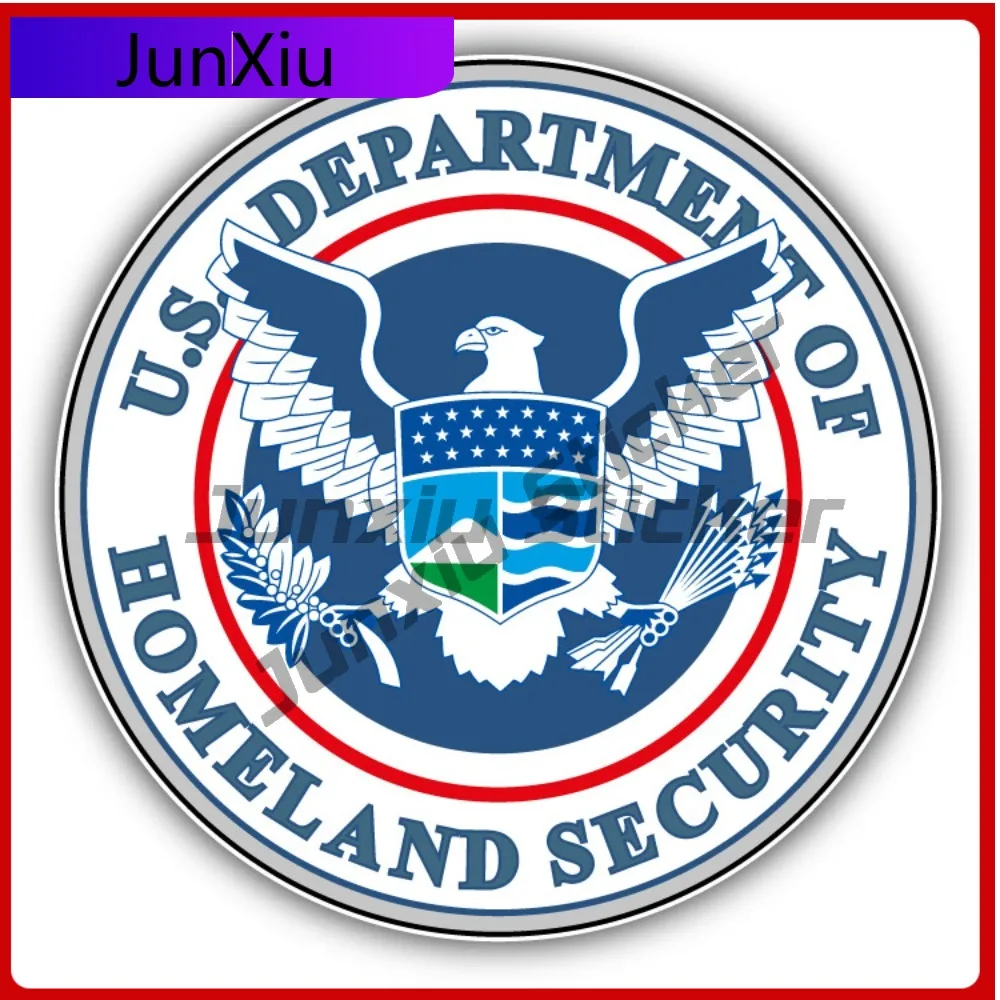 

Homeland Security Department Hot Premium Fade Resistant Stylish Motorcycle Decal Accessory Waterproof Vinyl Car Laptop Window