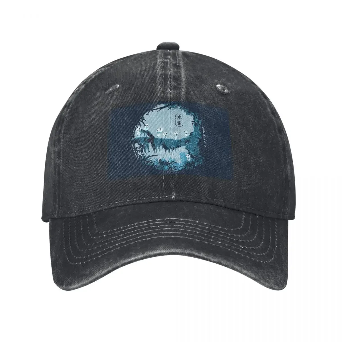 Gorras de Béisbol Kodama Studio Ghibli, Gorras de Mezclilla con Cierre a Presión, Ajustables, Estilo Hip Hop, para Exteriores, Unisex