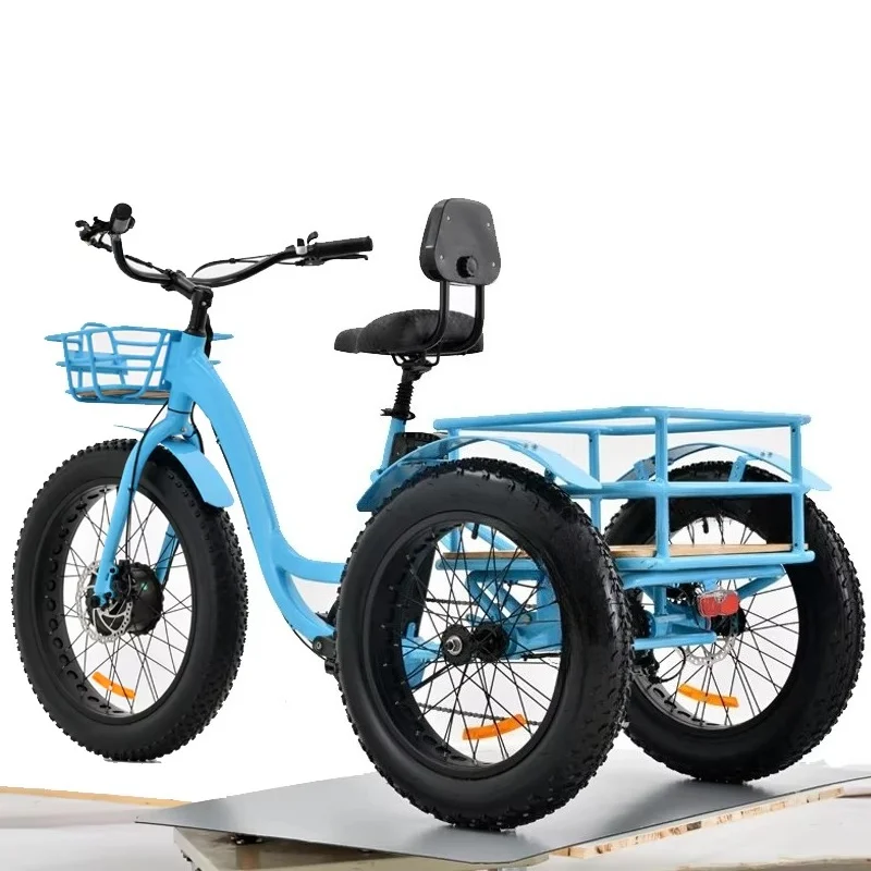 

Electric tricycle Other freight City road electric bicycles, rear basket up to 200 kg