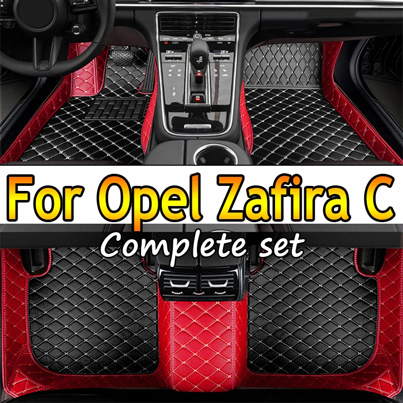 Car Floor Mats For Opel Zafira C 2019 2018 2017 2016 2015 2014 2013 2012 5 seats Carpets Custom Auto Interior Accessories Cover