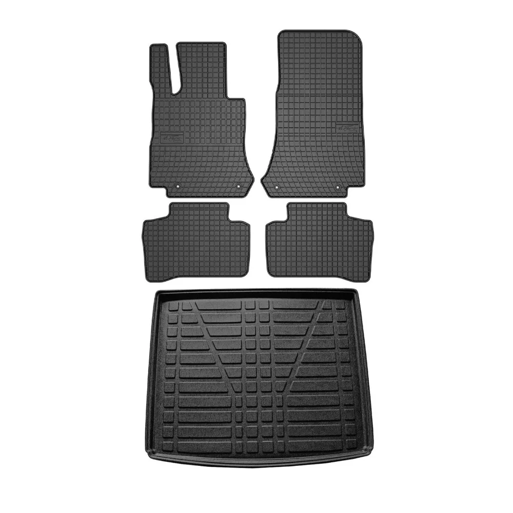 Floor Mats Cargo Liner Set for Mercedes GLC Class Coupe C253 2016-2019 TPE United States