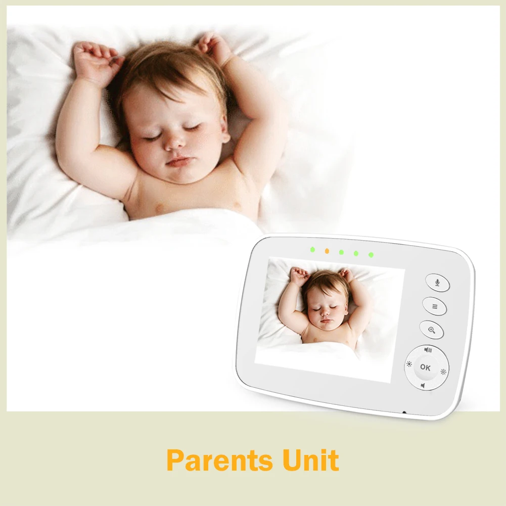 3.2Inch Wireless Long Distance Digital Baby Monitor Temperature Monitoring Lullaby Babysitter Nanny Cam Intercom VOX Baby Camera