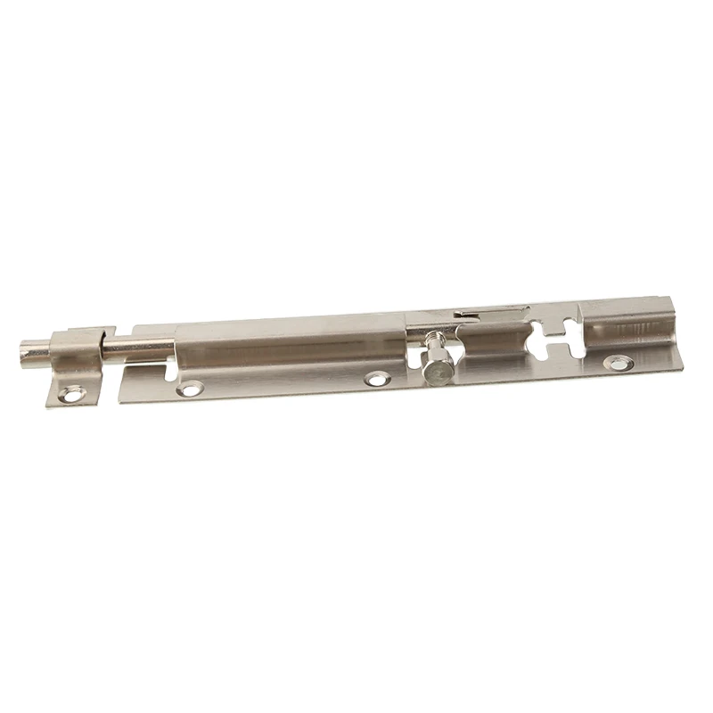 Sturdy & Durable Bolt Latch Lock for Home Safety Doors: 6 Inch Aluminum Alloy Door Latch Hardware