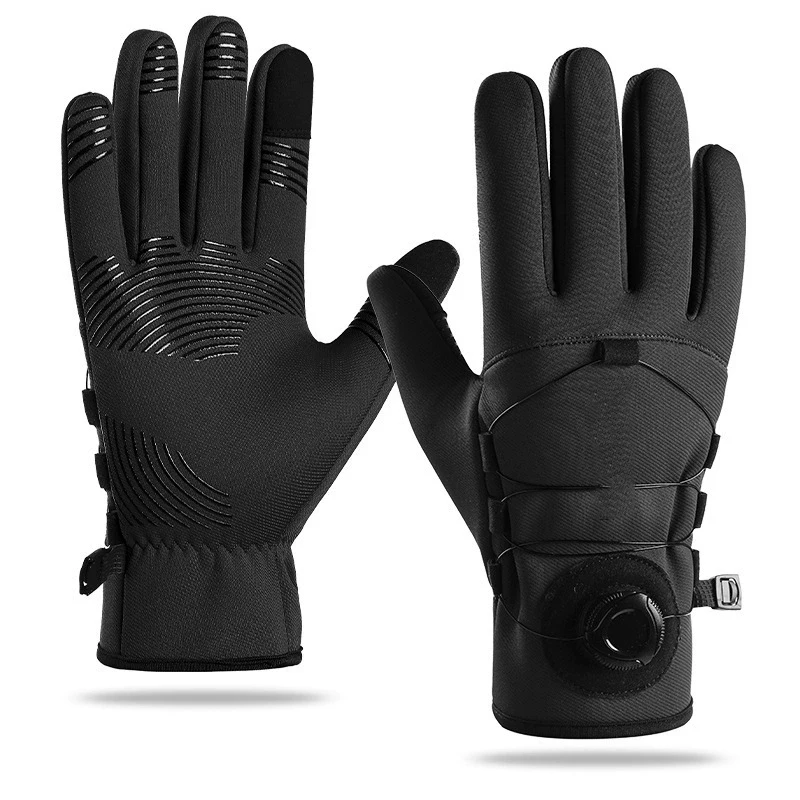 Windproof and Waterproof Comfortable Winter Warm Gloves–for Men Women Extended Thickened Sport Touchscreen Skiing Cycling Glove