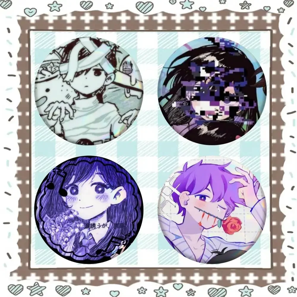 Horror Game Character SUNNY KEL MARI AUBREY Icons Badges Custom Omori Anime Lapel Pins Jewelry Brooch on Bag Decor Toys Gifts