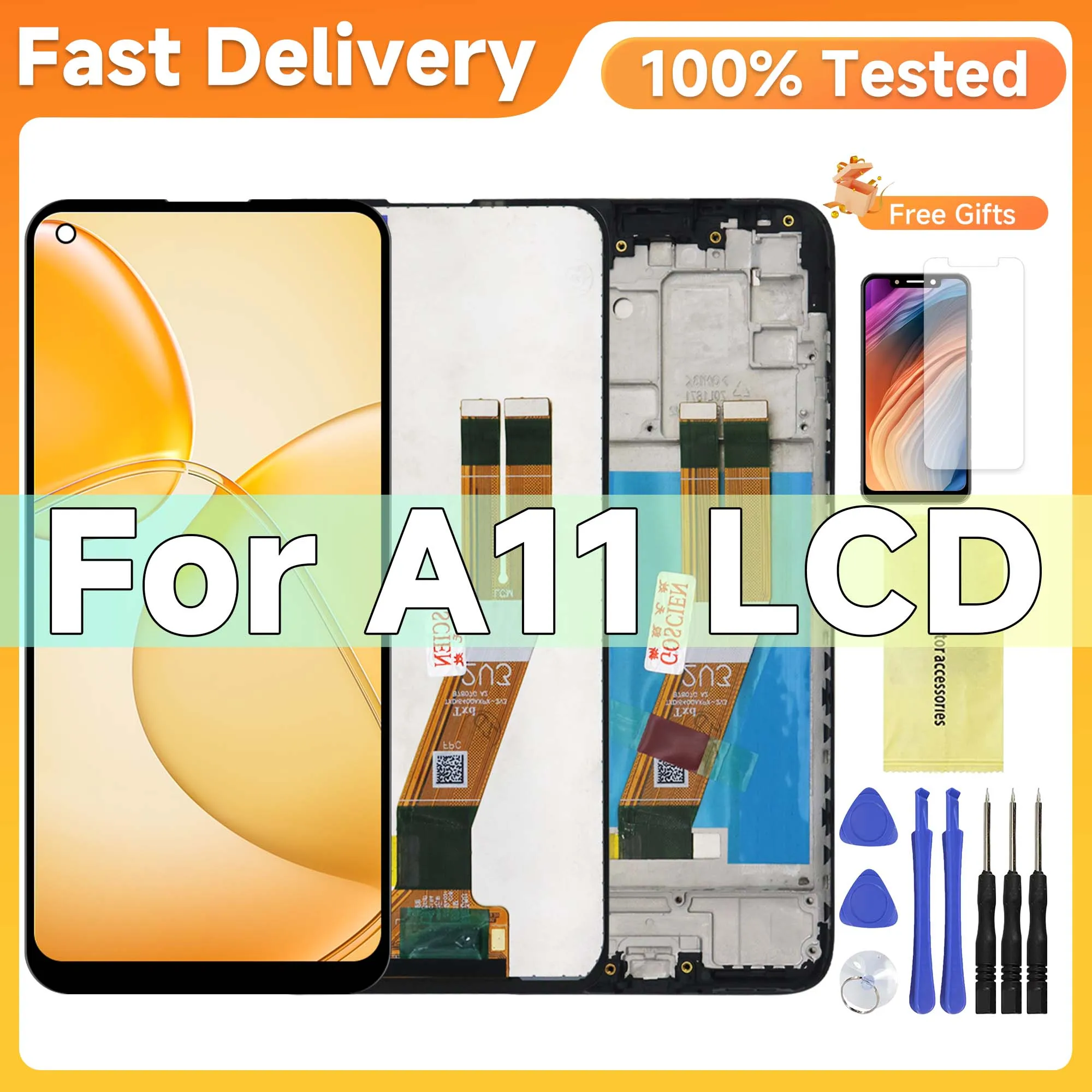 

High quality 6.4'' For SAMSUNG A11 LCD For SAMSUNG A115 A115F A115F/DS LCD Display Touch Screen Digitizer Assembly Replacement