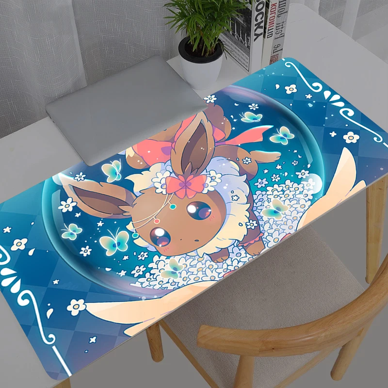 Computer Varmilo Keyboard Mouse Pad Anime Pokemon Pikachu Gaming Accessories Table XXL Gamer Carpet Desk Mat  Mousepad