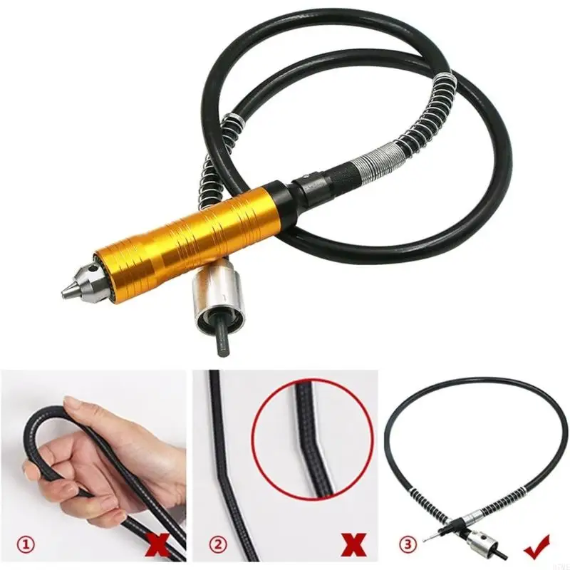 37ME Flexible Shaft for Detail Polishing in Curved Work Areas 0.3-6.5Mm Clamping