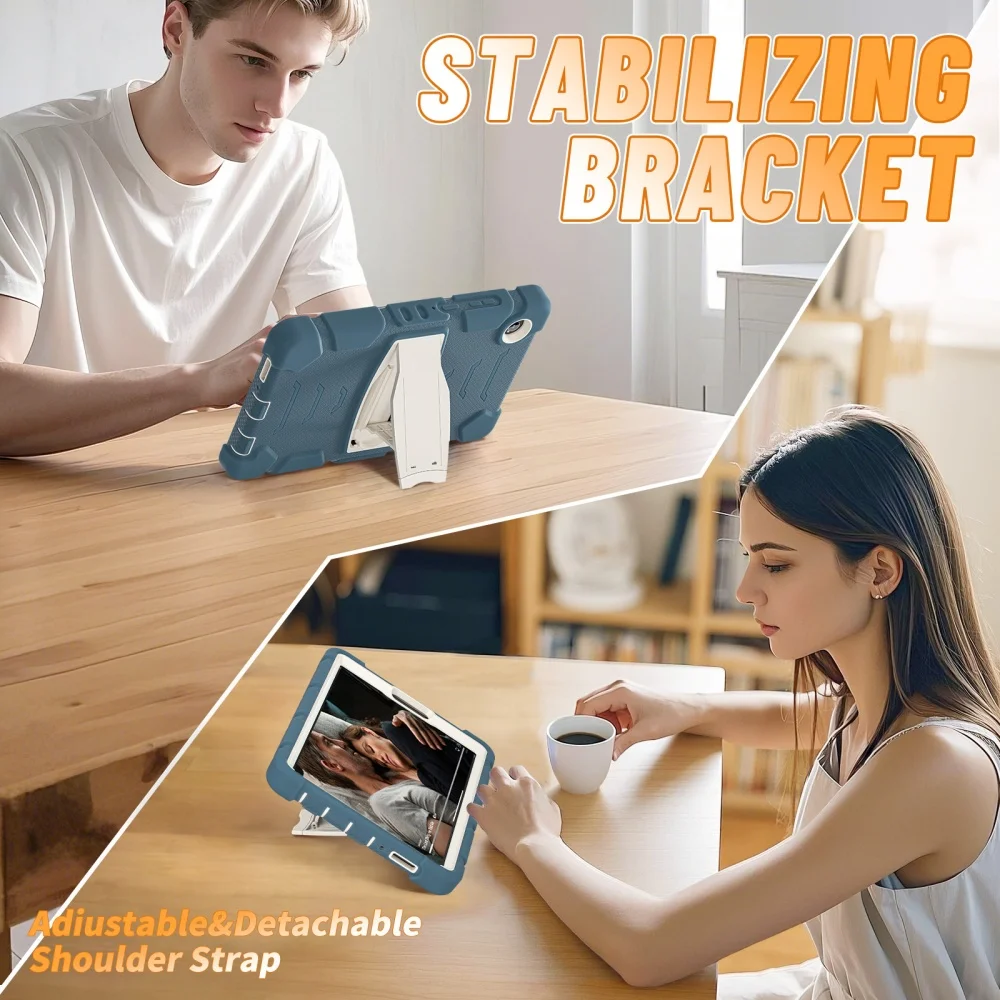 

Heavy Duty Rugged Armor Tablet Case For Samsung Galaxy Tab A11 A9 Plus A8 A7 Lite S6 Lite S7 S8 Plus S7FE 12.4 inch T730 Cover