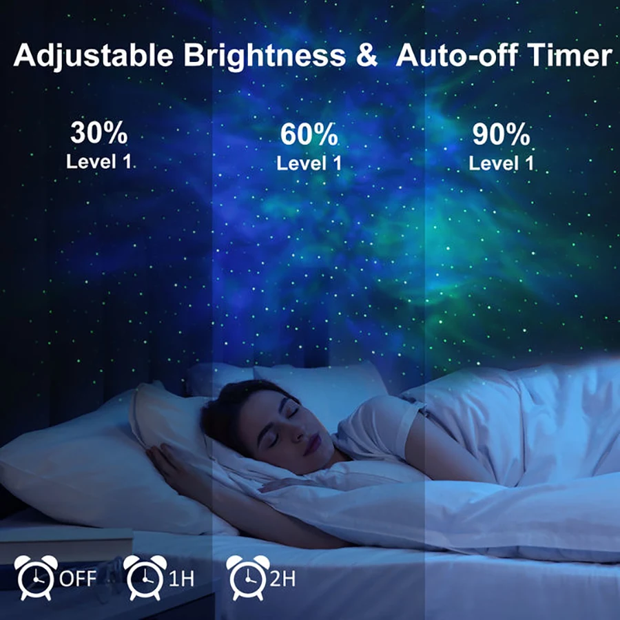 USB Starry Nebula Projector Galaxy plafoniera Moon illuminazione ambientale per camera da letto soggiorno sala da gioco festa di natale decorazioni per la casa regalo