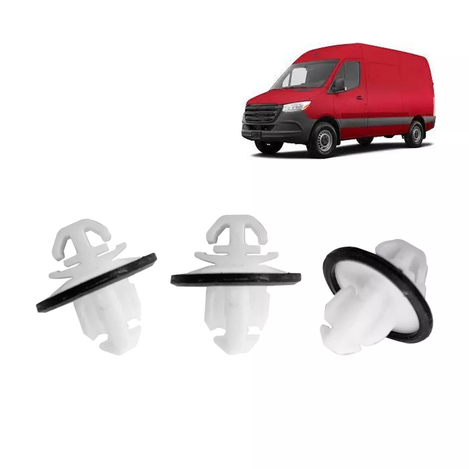 

20Pcs A9109910000 For Mercedes-Benz Sprinter Side Body Moulding Strip Trim Clips 907 910 2019-On Bumper Corner Cover Clips