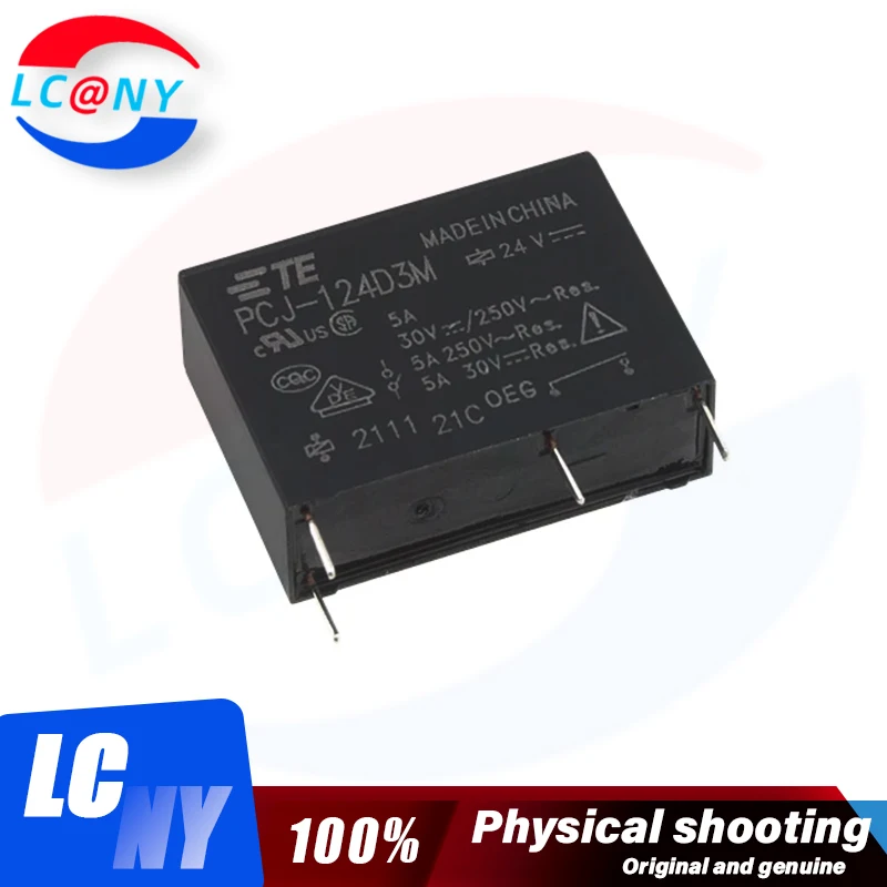 5Pcs New Original Relay PCJ-105D3M PCJ-112D3M PCJ-124D3M 5A 4PIN Replaceable G5NB-1A-E ALDP112 HF46F 5V 12V 24V Power relay