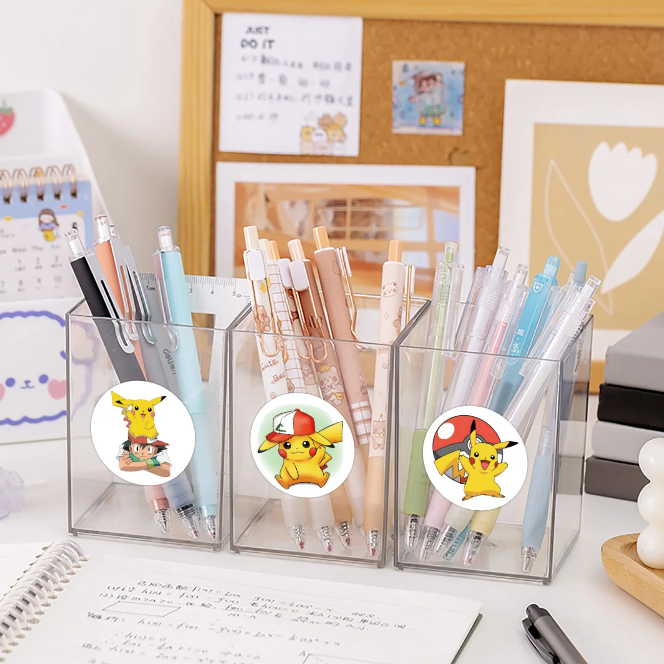 500 Stück Pokemon Pikachu Siegelaufkleber, niedliche Cartoon-Anime-Aufkleber, rund, DIY-Dekoration, Album, Tagebuch, Etikett, Graffiti – Detail 10