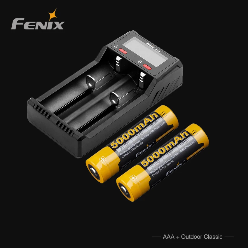 Fenix ARE-D2 Dual Channel Smart Battery Charger and 2X battery