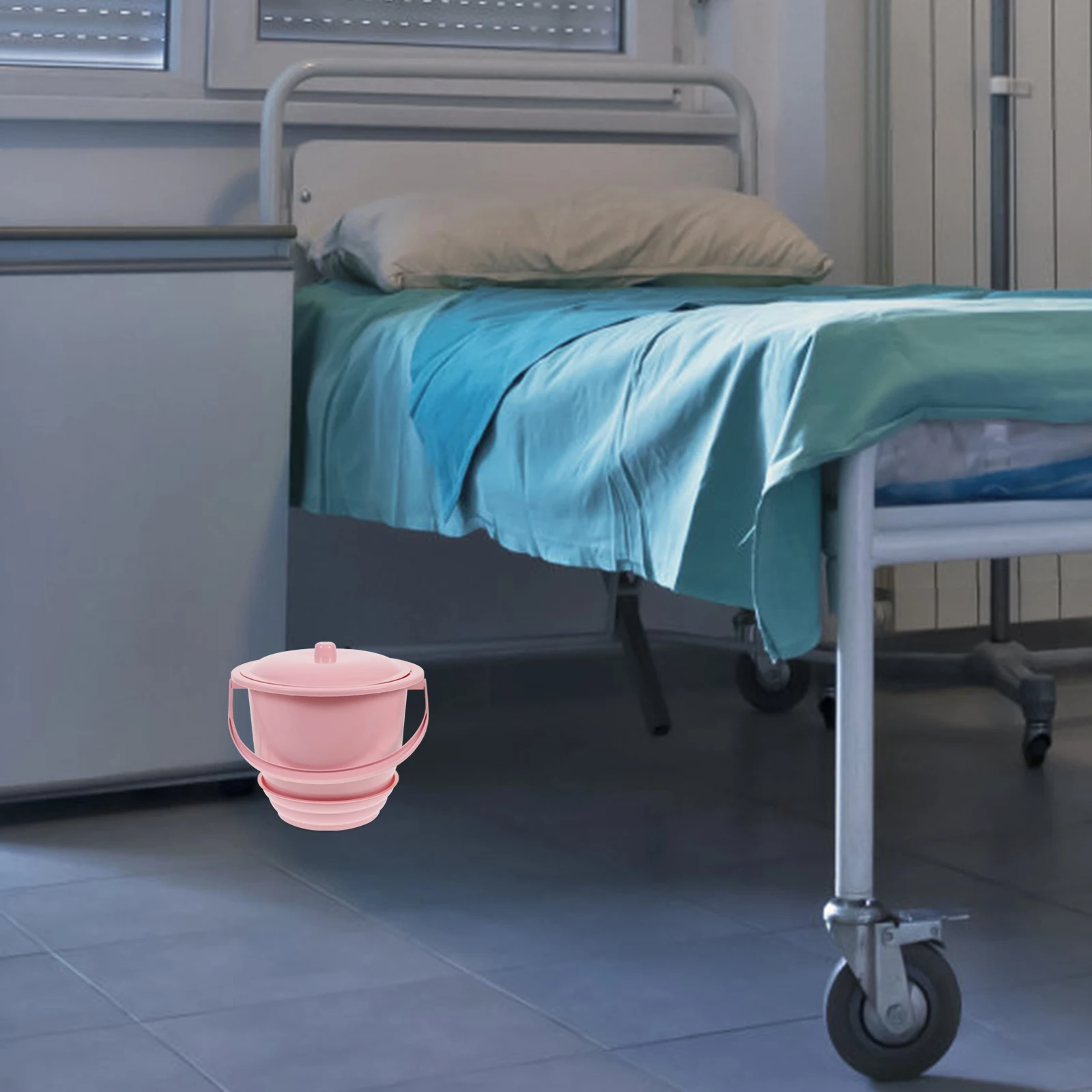 

1Pcs Thickened Urine Bucket Heavy Duty PP Plastic Chamber Pot for Home Portable Potty Use Elder Child Pregnant Adult Nightstand