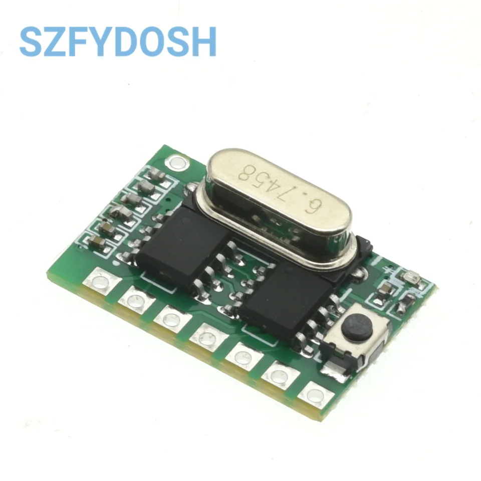 4-Channel Wireless Remote Control Receiver Module with Learning Code for 315/433MHz ASK Systems