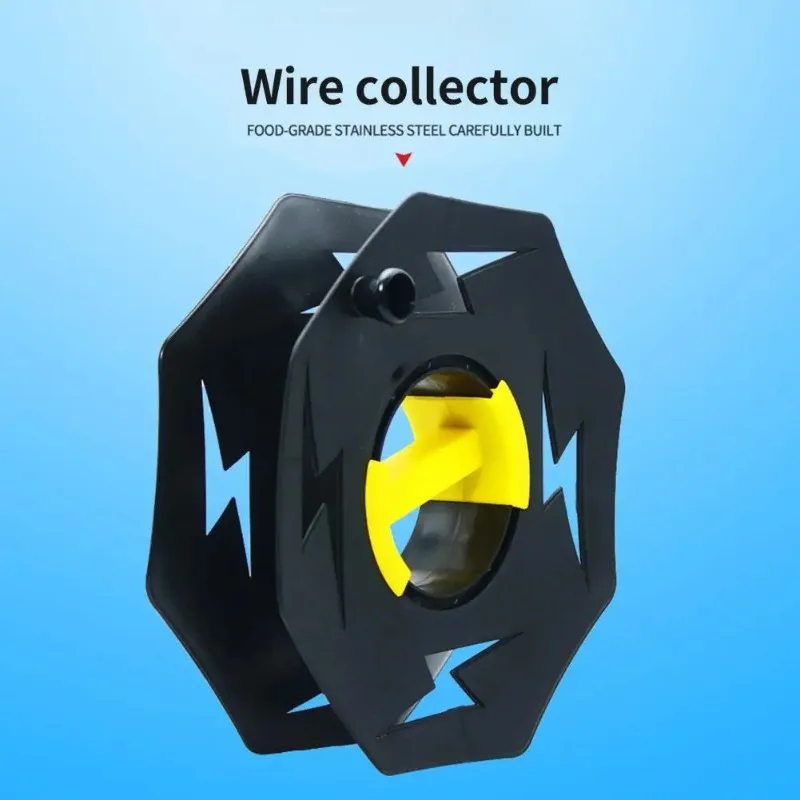 Аккуратная катушка для кабеля Портативное экономичное прочное устройство для удлинителя проводов Колесо для хранения кабеля Устройство для намотки катушки для проводов