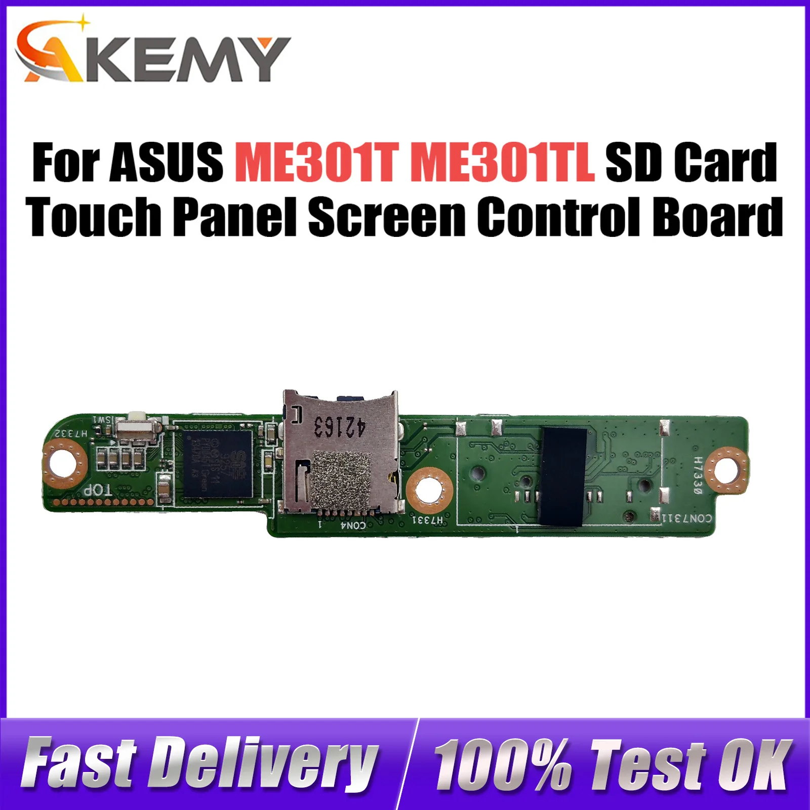 

For ASUS ME301T ME301TL K001 Micro SD Card Touch Panel Screen Control Board ME301TL_IO_SIS Tests OK Fast Ship