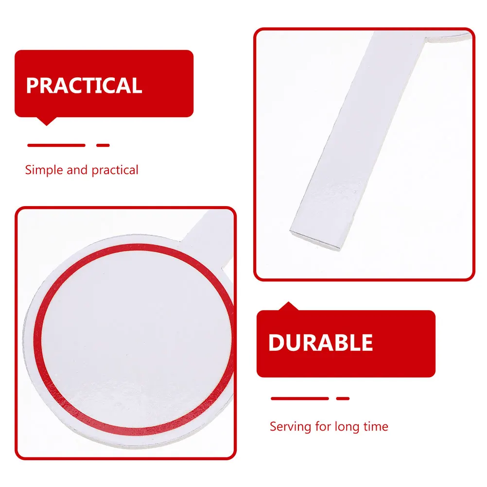 

4Pcs Score Boards Handheld Whiteboards Dry Erase Paddles Blank Writing Boards for Scoring Voting Dry Erase Paddles