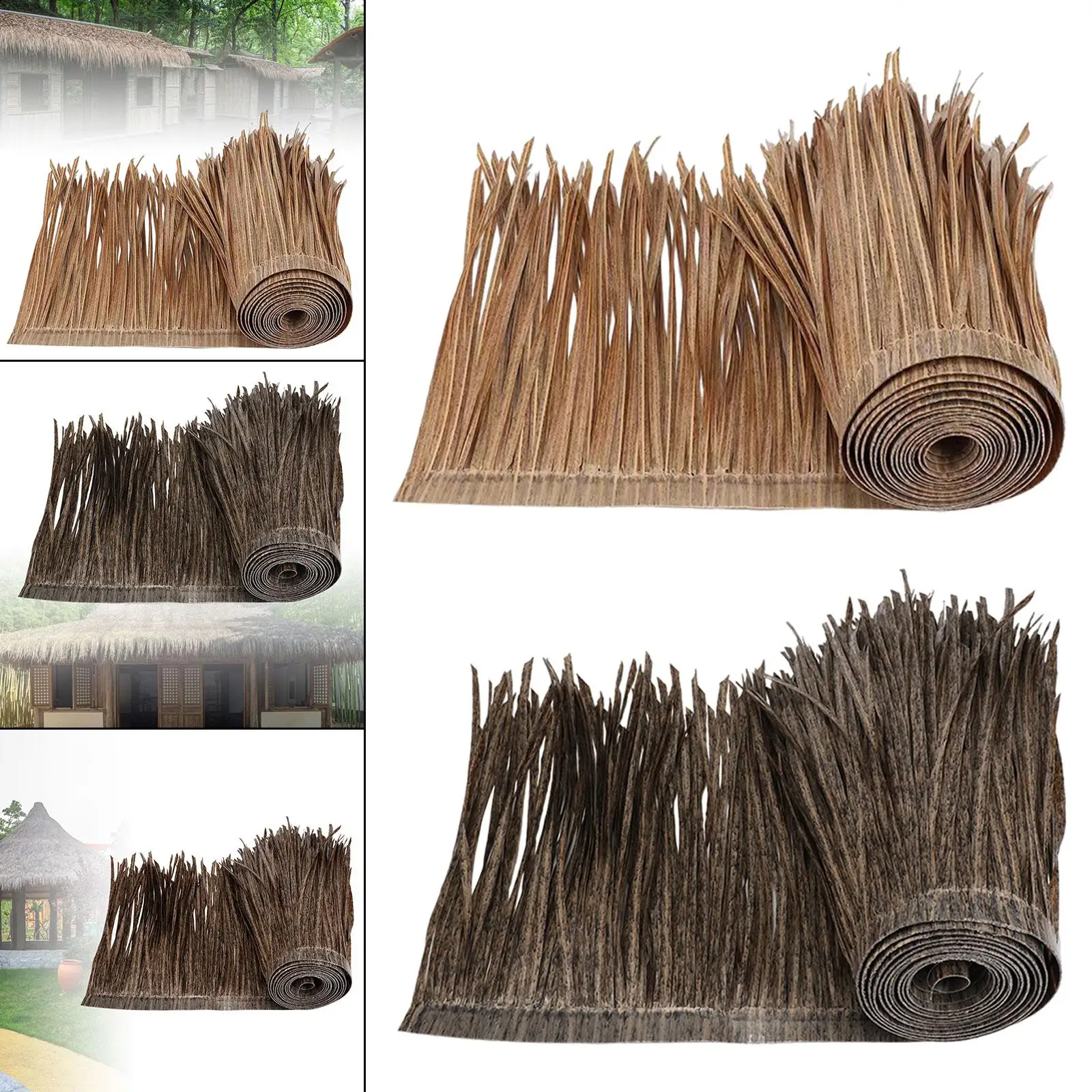 

Mexican Straw Roof Thatch Universal Multipurpose Artificial Palm Thatch Rolls