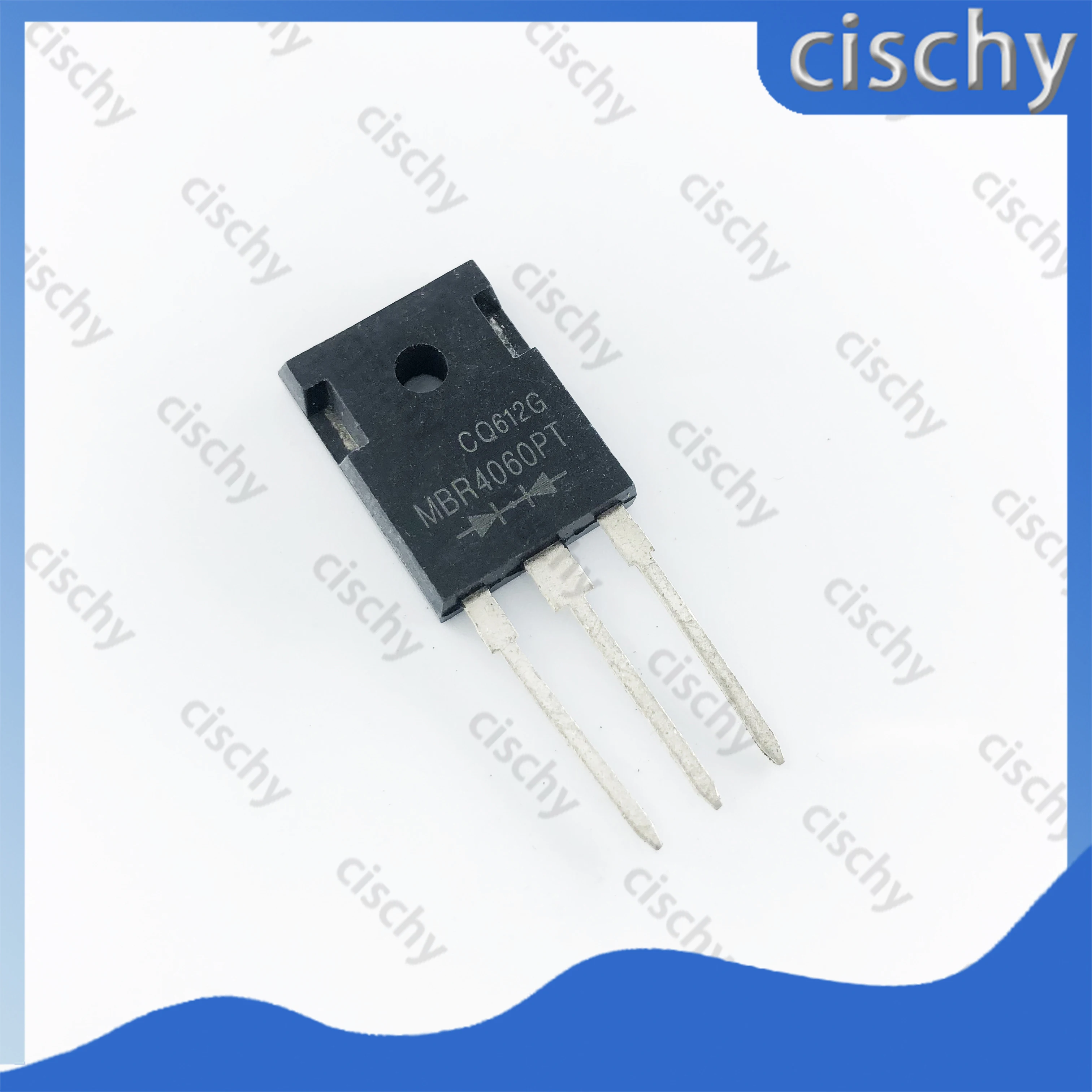 10pcs/lot  MBR4060 MBR4060PT MBR4060APT 40A60V TO-3P NEW in stock