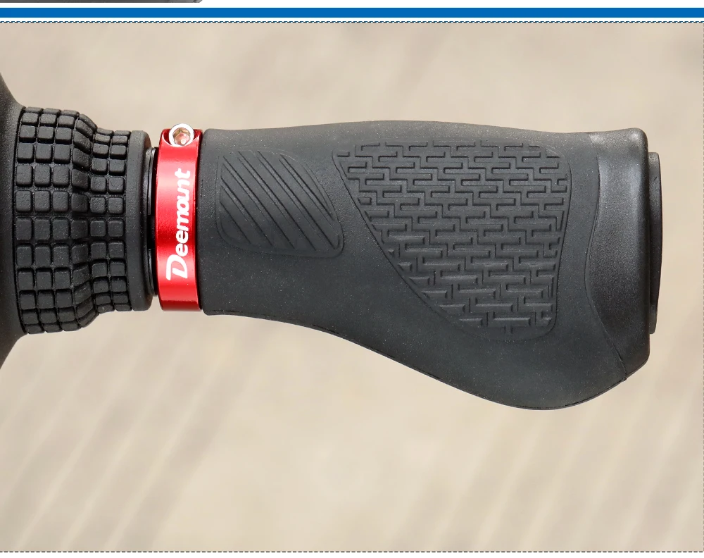 Große Handgriffe, MTB-Lenkerende, zusammenklappbares Fahrrad, lange, kurze, drehbare Stangengehäuse mit verdecktem Sicherungsring, TPE, stromlinienförmige Handballenauflage – Detail 14
