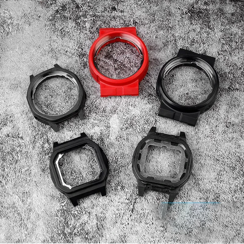 GA-900 GW-B5600 Black Red Inner shell Of The Movement For Casio G-shock DW-5600  GA-110 GA-2100 GM-5600 Plastic Watch Inner Case