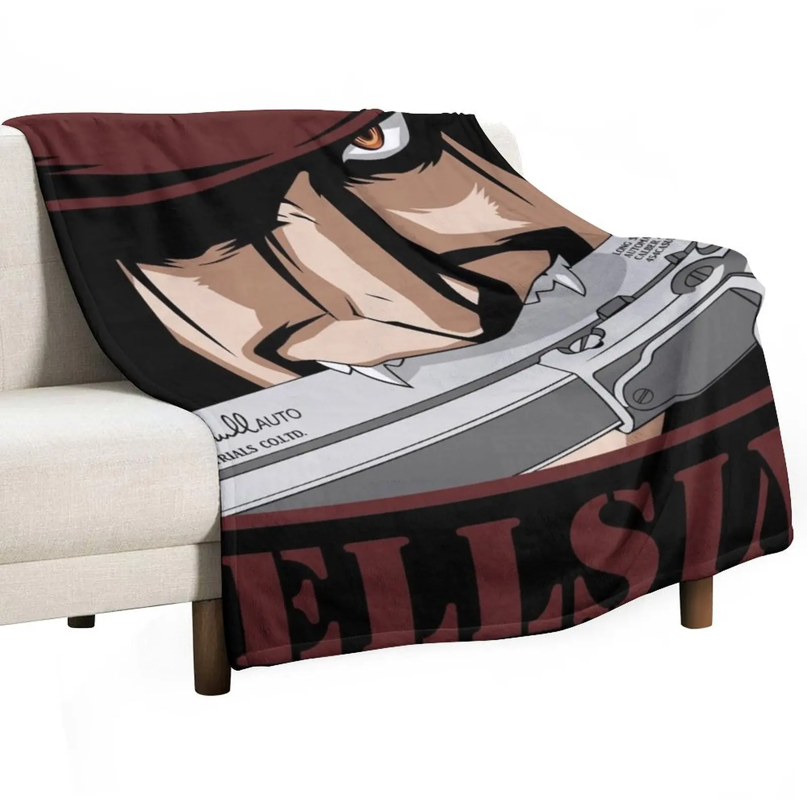 

Hellsing Throw Blanket Stuffeds Soft Plush Plaid Furry Blankets