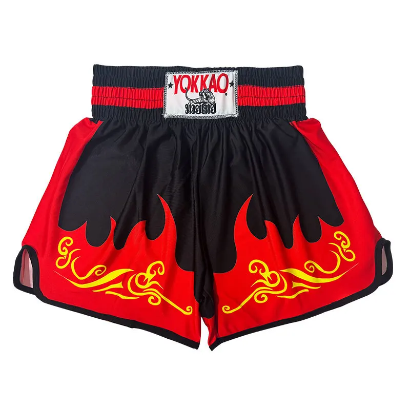 Boxing Sanda Training Fighting Shorts Muay Thai Fighting Sports Fitness Martial Arts Lycra Thin Quick Drying Sports Suits