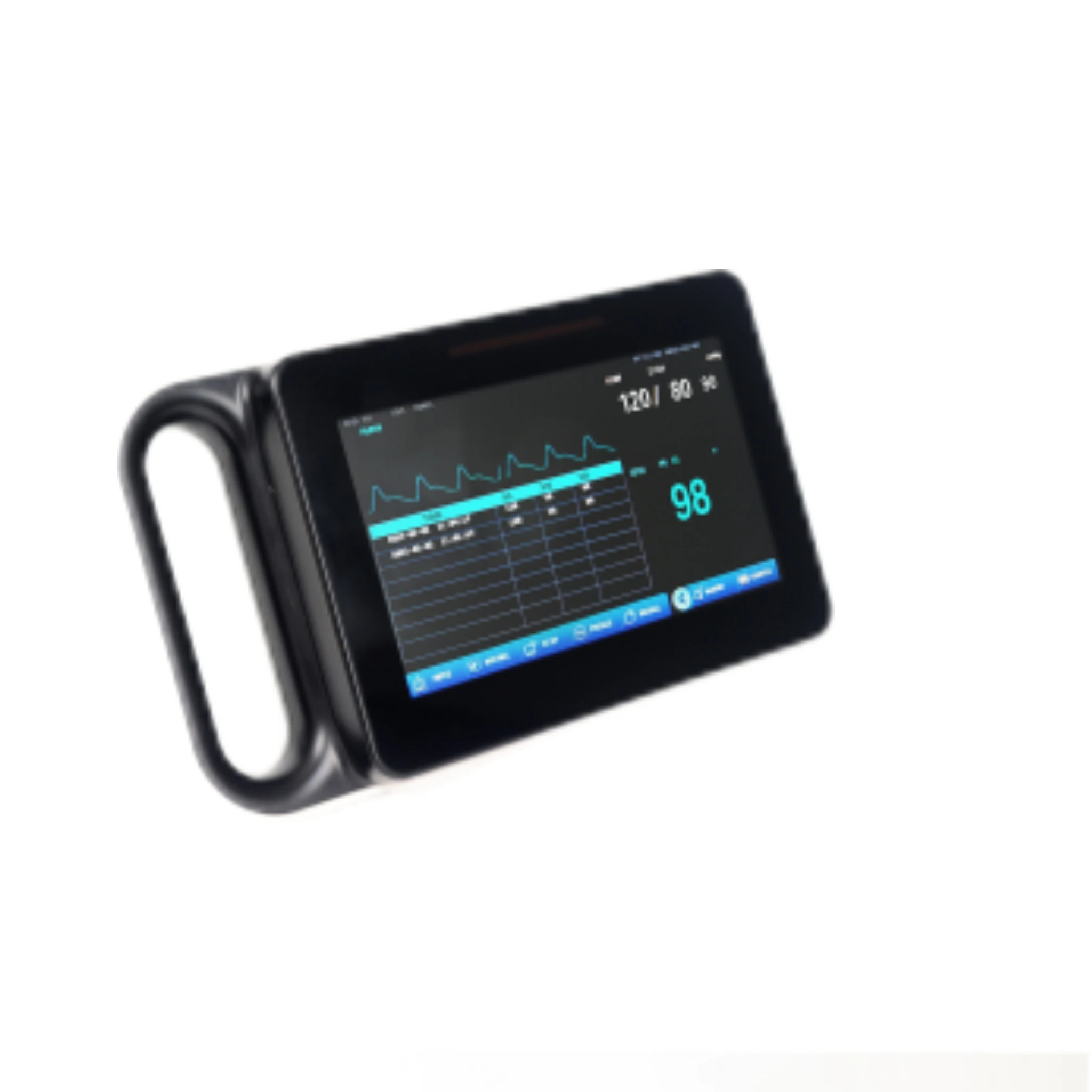 7-Inch Touch Screen Veterinary Patient Monitor for Dogs & Cats Eco-Friendly Multi-Parameter Monitoring System
