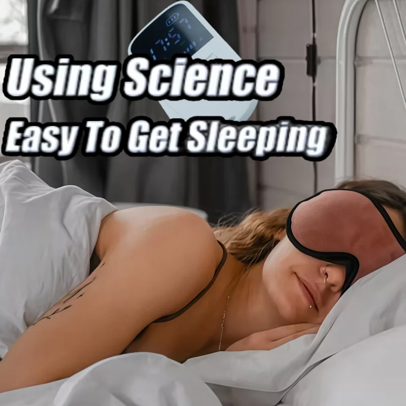 Portable TENS CES Microcurrent Stimulator for Anxiety and Insomnia Relief Home Use Health Care Device