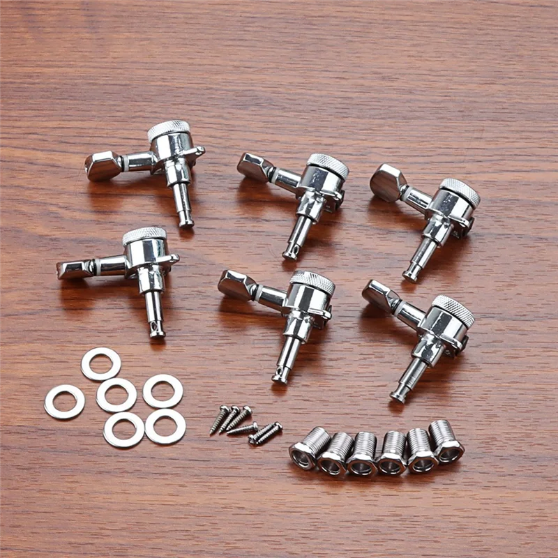 

6L Locking Guitar Tuning Pegs Tuning Keys Machines Heads String Tuners for Electric Guitar Acoustic Guitar Parts