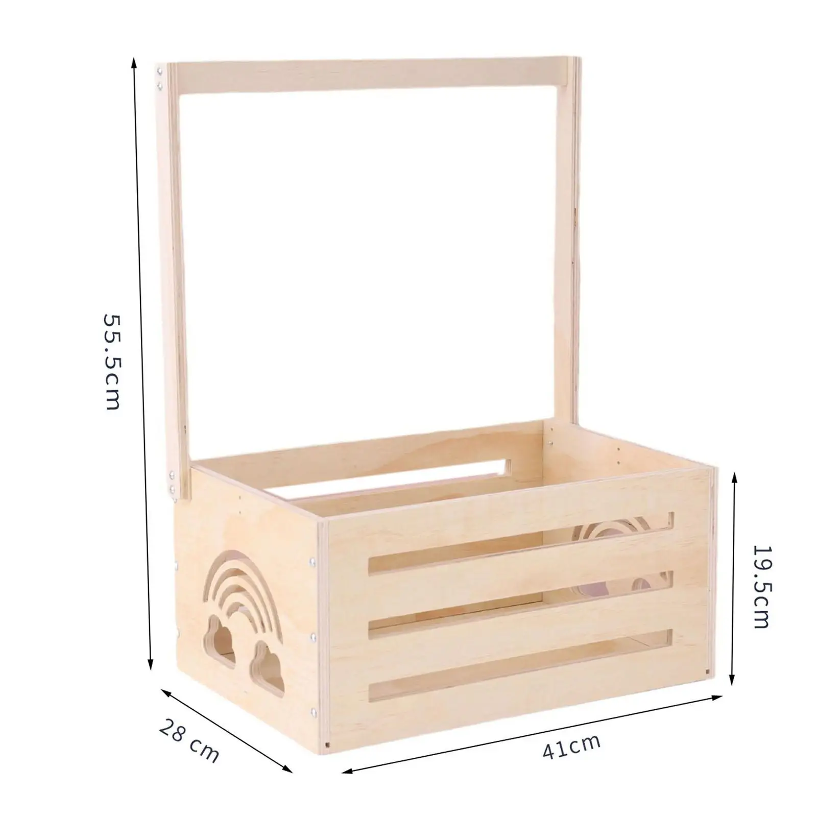 Baby Shower Crate Closet DIY Baby Storage Crate Hamper dla noworodka w ciąży