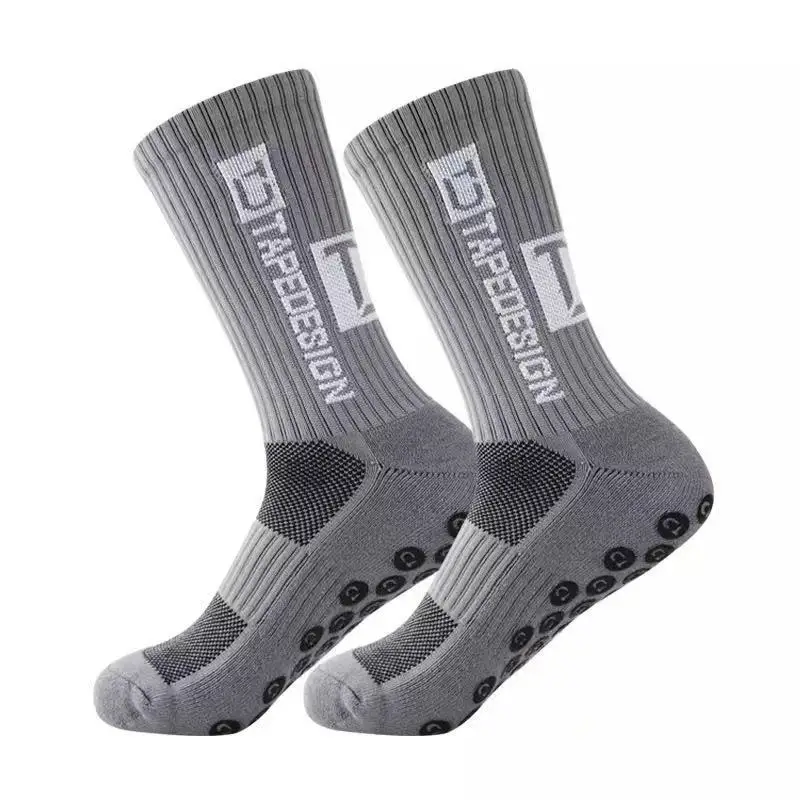 Calcetines antideslizantes para hombre y mujer, medias deportivas para fútbol, baloncesto, tenis, ciclismo