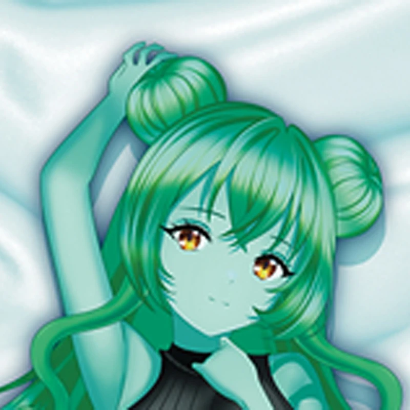 

Anime Dakimakura Pillow Case Vyve Sexy and Busty Beautiful Girl Double-Sided Halloween