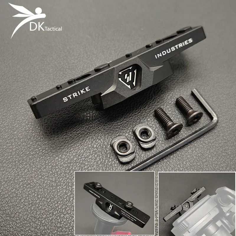 Tactical Mlok Keymod CNC PTZ mount Lightweight Holder Bracket Attachment With 1/4\