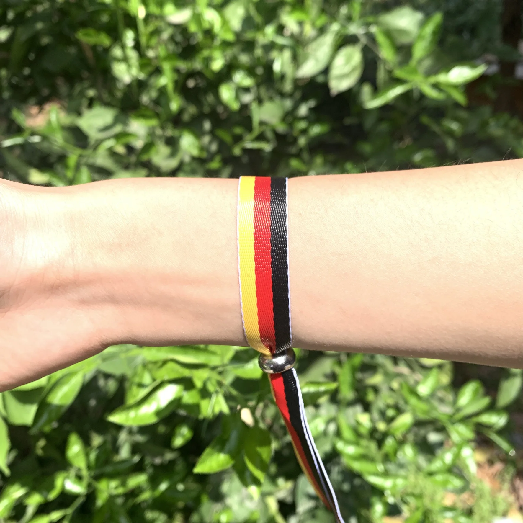 جديد قوس قزح بلدان العلم سوار دي لا جمهورية دي الشريط. سوار المصفقين ذو خيط نسيج قابل للتعديل الجمهوريين #6