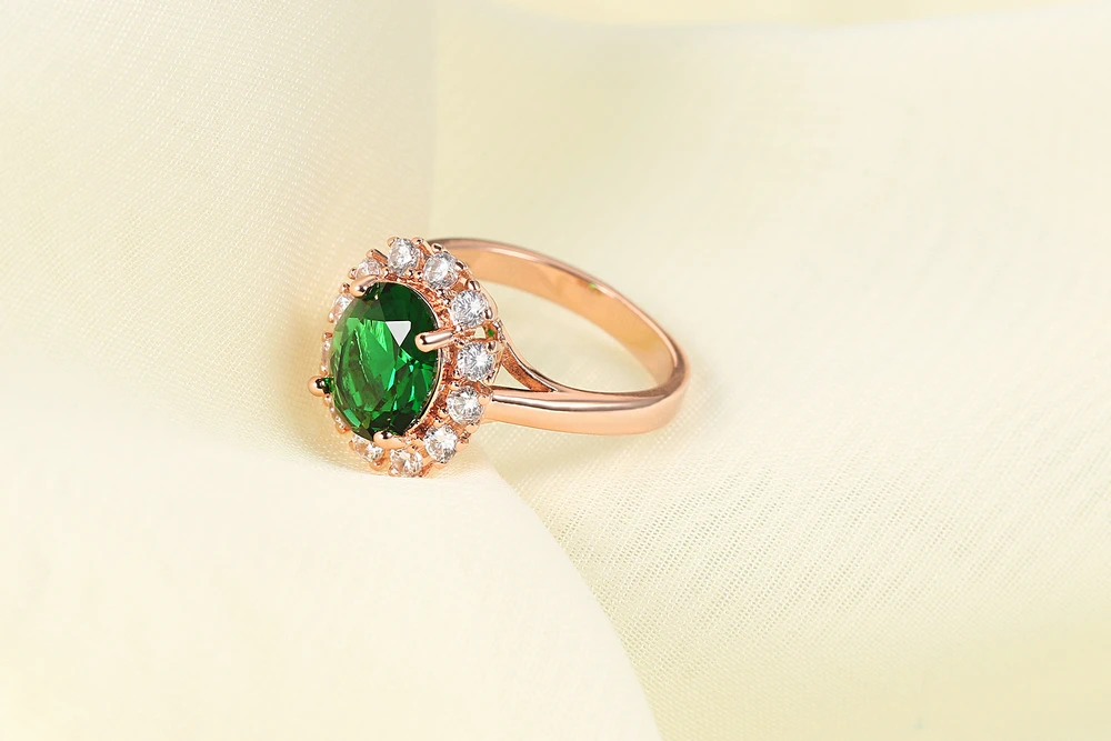 Diana Ring Für Frauen Prinzessin Stil Blau Kristall Zirkon Silber Farbe Engagement Hochzeit Finger Ringe Geschenk Mode Schmuck R076 – Detail 18