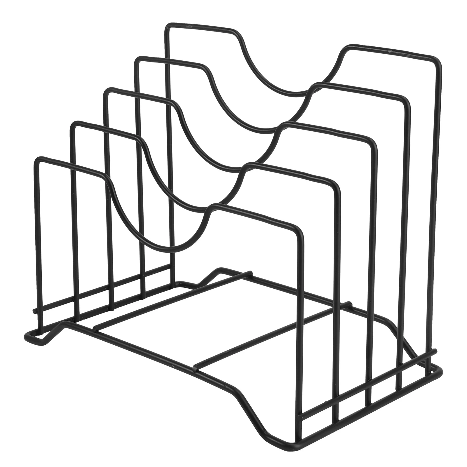 

1Pcs Pot Cover Rack Kitchen Storage Holder Multi-Functional Storage Rack Cutting Board Shelf Kitchen Stand Anti-Rust