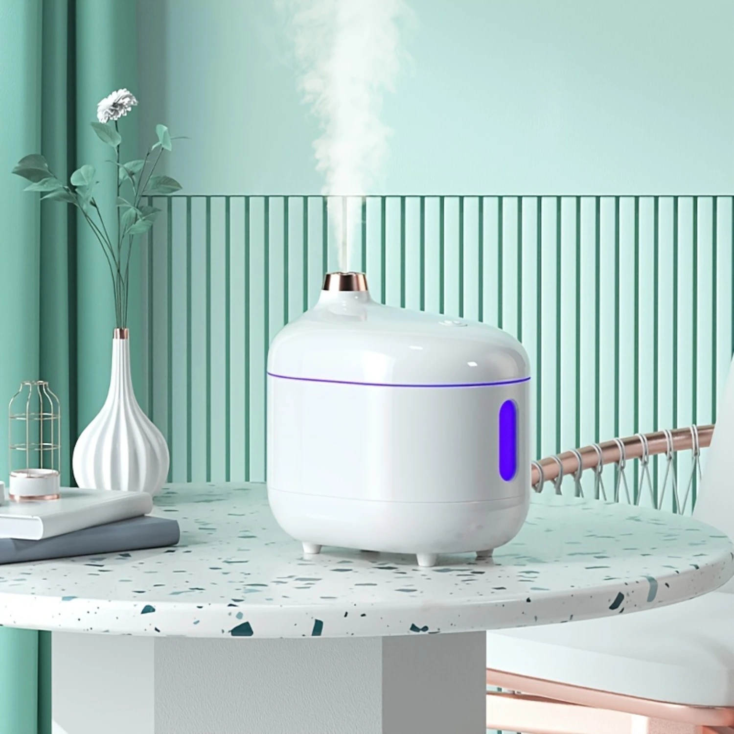 

1 шт., большой увлажнитель с двойным распылительным портом UVC, большой увлажнитель с прохладным туманом большой емкости, персональный настольный увлажнитель USB для Bedro