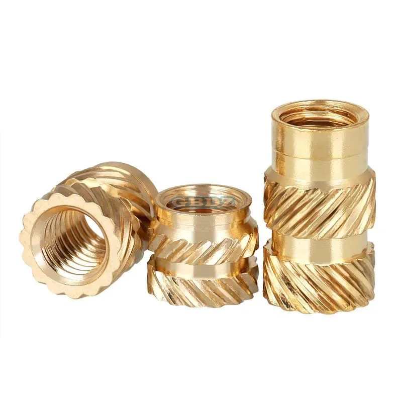 Diagonal Rolled Nut Made Of Brass Material  Pre Embedded Part With Large Space Design, Hardware Accessories