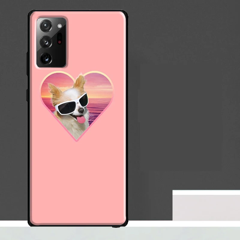 تشيهواهوا وجه الأزهار الكلب حقيبة لهاتف سامسونج جالاكسي S25 الترا S23 S22 S21 S24 الترا S9 S10 S20 زائد S25 FE غطاء الهاتف #6