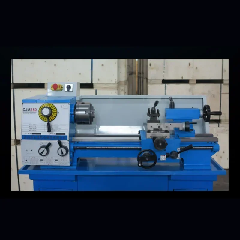 CJM250 Desktop Lathe Home Metal Processing Lathe Small Multifunctional Lathe Woodworking Metal Precision Instrumentation