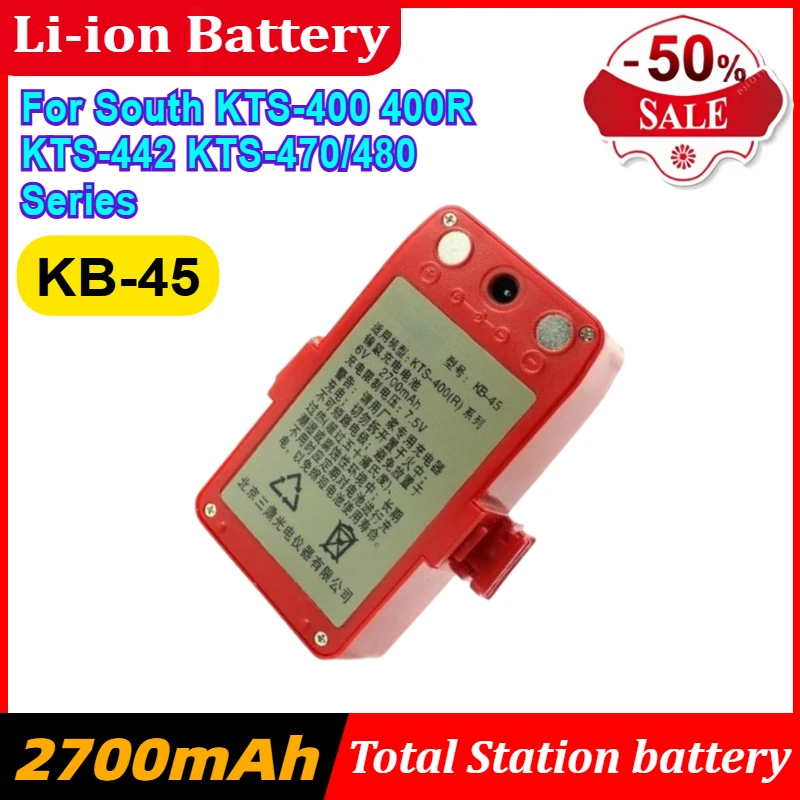 

KB-45 Battery for South KTS-400 400R KTS-442 KTS-470/480 Series Servey Total Station Battery
