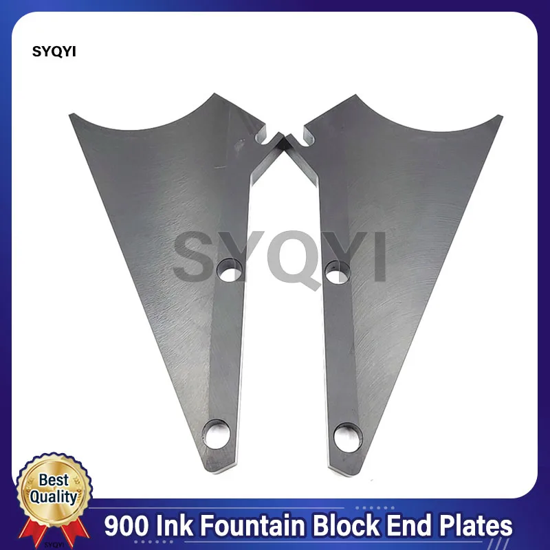 1 Pair Best Quality 900 Ink Fountain Block End Plates For Roland ﻿