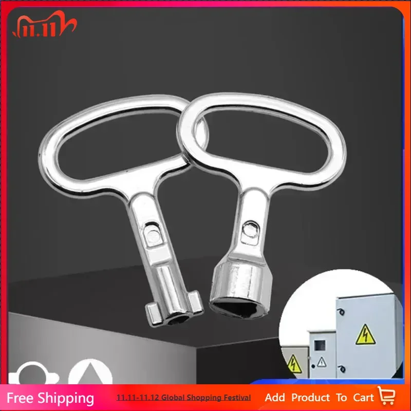 Triangle/Socket Electric Cabinets Box Switch Power Panel Keys Metro Trains Elevator Door Key Universal Key Multifunction Wrench