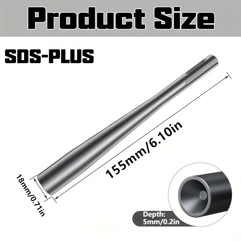 Heavy-Duty SDS-Plus Expansion Screw Hammer Head – For Electric Hammer, Concrete/Metal Use