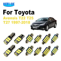 Mirror Canbus For Toyota Avensis T22 T25 T27 1997-2014 2015 2016 2017 2018 LED Interior Map Dome Trunk Light Kit Led Bulbs