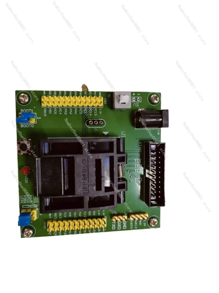 STM32 test burner lqfp64 package programmer JTAG SWD serial port three download modes